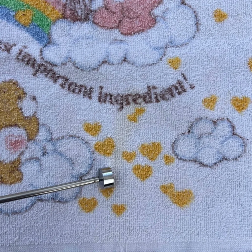 Vintage American Greetings Care‎ Bears Fringe Kitchen Dish Towel Made in USA